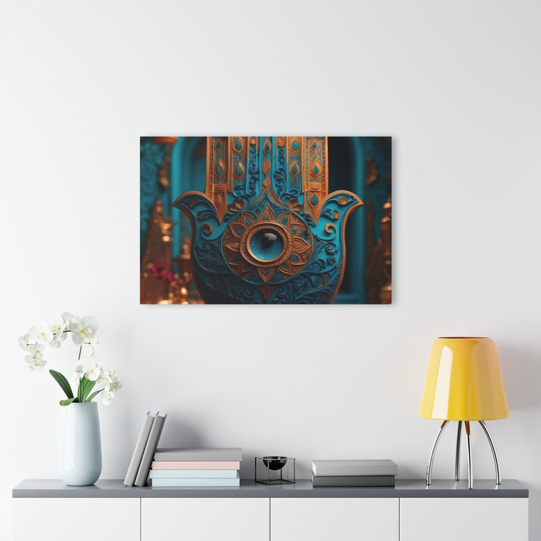 Mystical Hamsa Elegance - Acrylic Prints (French Cleat Hanging) - Home Decor - g(0D·IO) - 24" x 36" (Vertical) - 0.25'' -