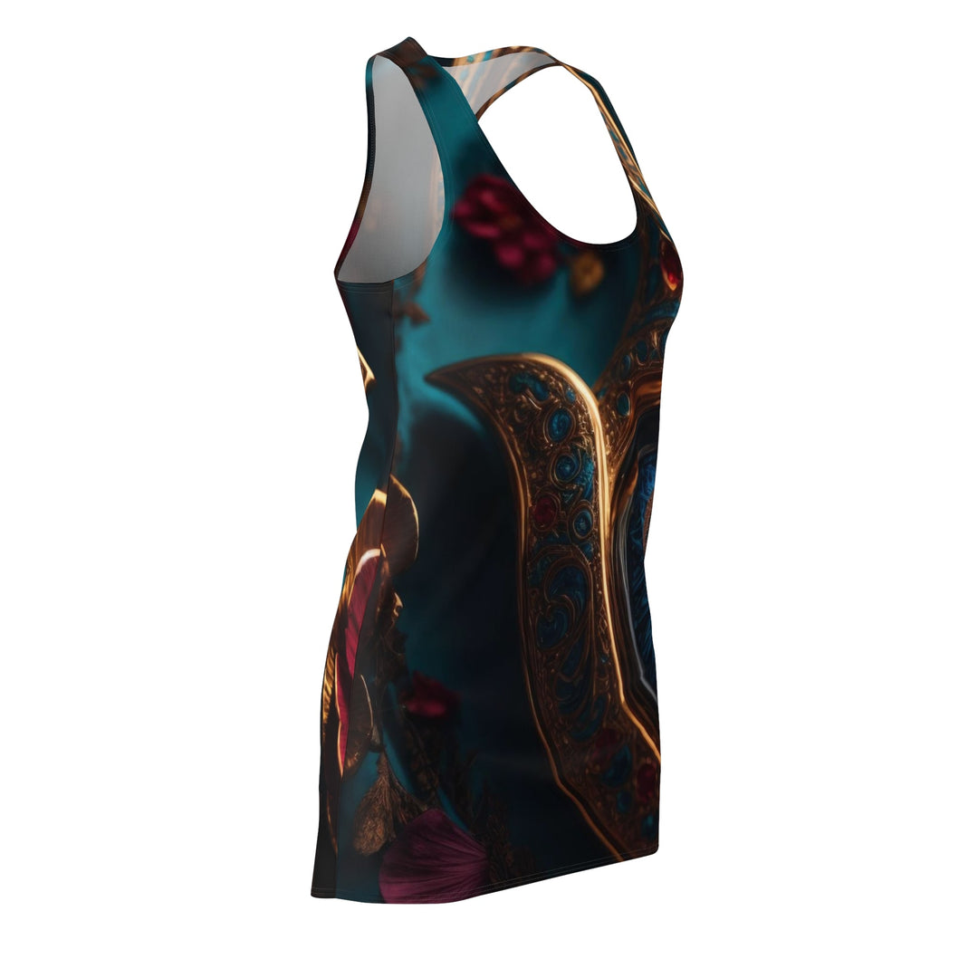 Mystical Heart Hamsa - Racerback Dress - All Over Prints - g(0D·IO) - XS - -