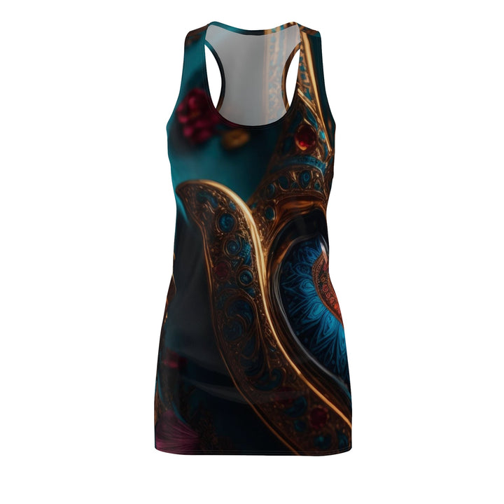 Mystical Heart Hamsa - Racerback Dress - All Over Prints - g(0D·IO) - XS - -