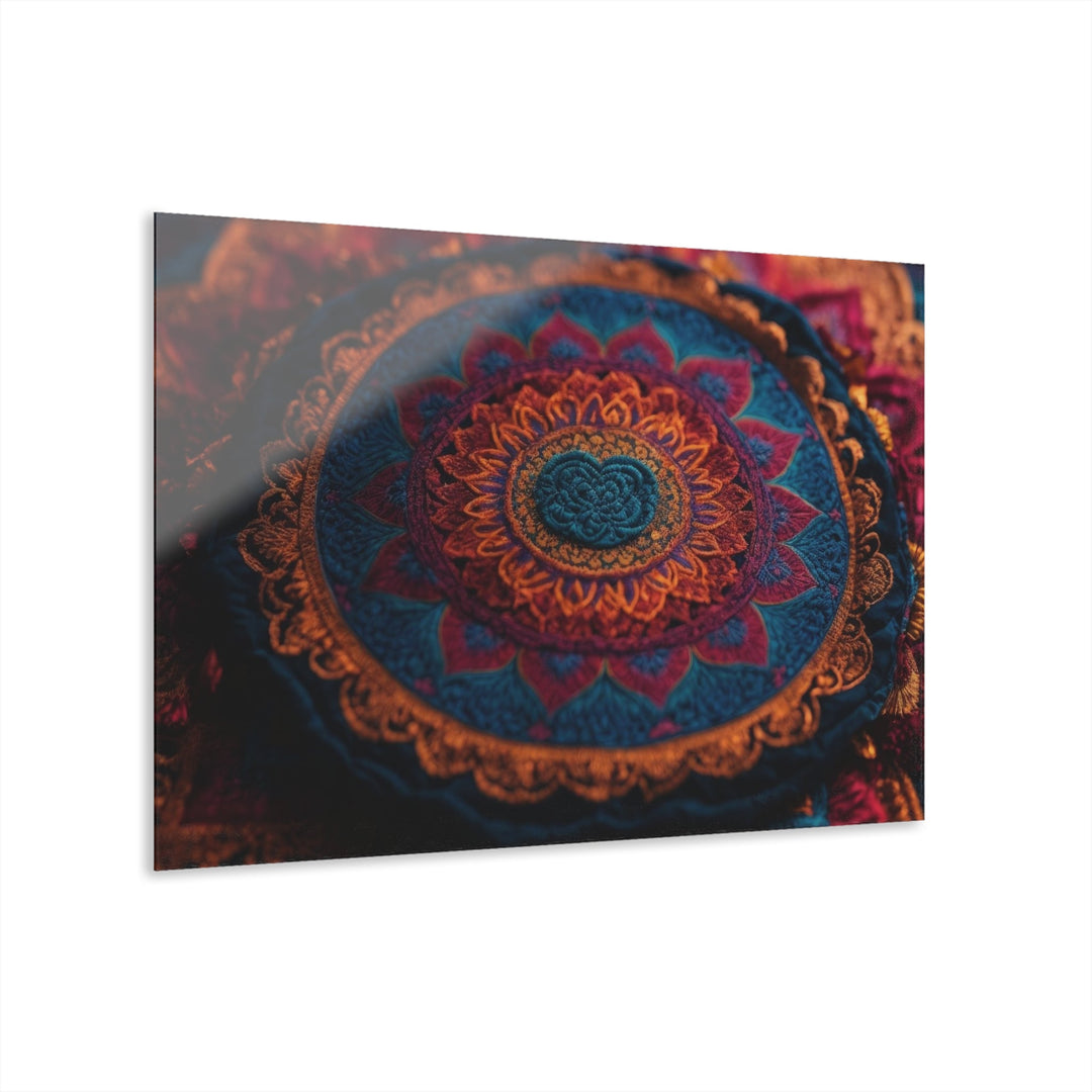 Mystical Intricate Mandala - Acrylic Prints (French Cleat Hanging) - Home Decor - g(0D·IO) - 36" x 24" (Horizontal) - 0.25'' -