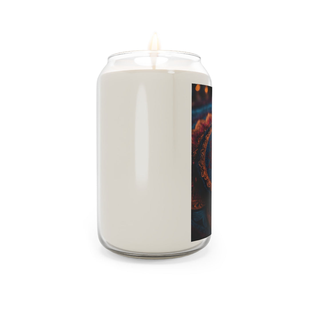 Mystical Intricate Mandala - Scented Candle - Home Decor - g(0D·IO) - Vanilla Bean - 13.75oz -