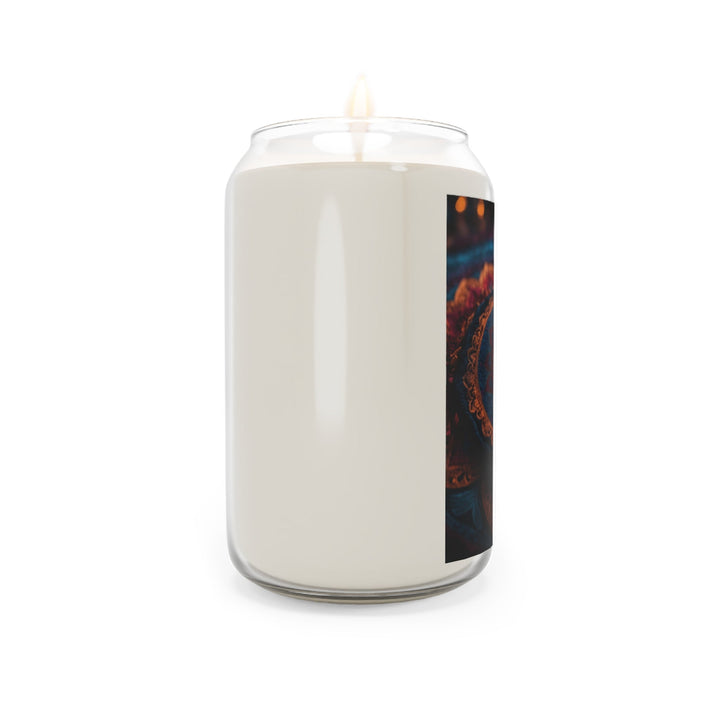 Mystical Intricate Mandala - Scented Candle - Home Decor - g(0D·IO) - Vanilla Bean - 13.75oz -