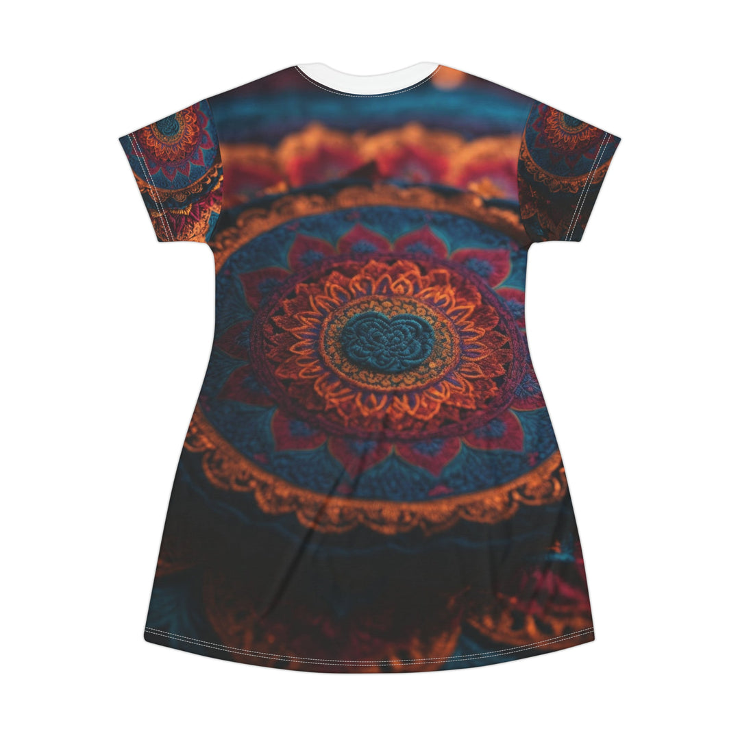 Mystical Intricate Mandala - T-Shirt Dress - All Over Prints - g(0D·IO) - XS - -