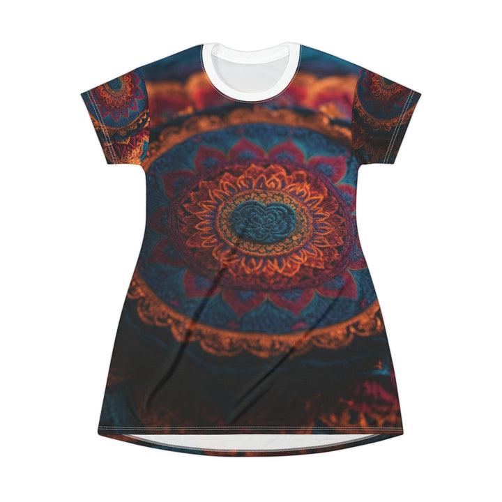 Mystical Intricate Mandala - T-Shirt Dress - All Over Prints - g(0D·IO) - XS - -