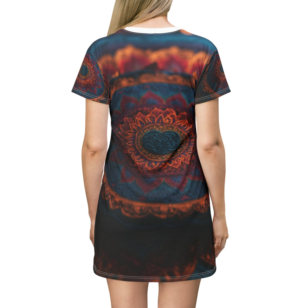 Mystical Intricate Mandala - T-Shirt Dress - All Over Prints - g(0D·IO) - XS - -