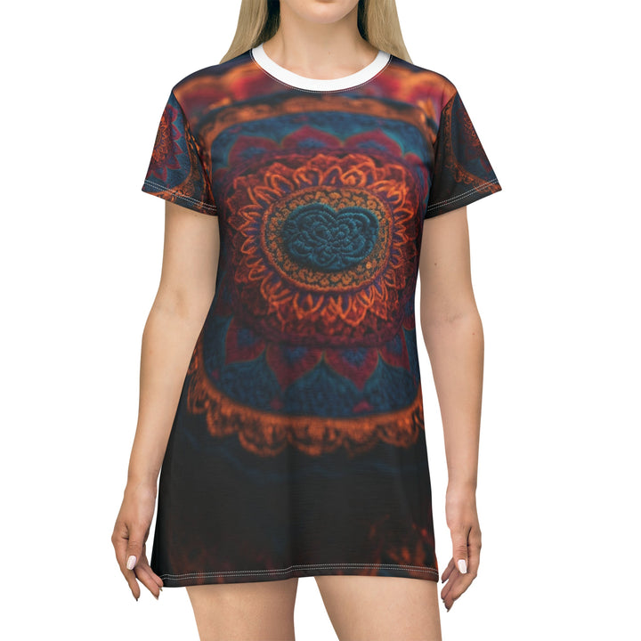 Mystical Intricate Mandala - T-Shirt Dress - All Over Prints - g(0D·IO) - XS - -