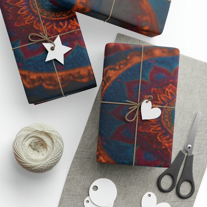 Mystical Intricate Mandala - Wrapping Paper - Home Decor - g(0D·IO) - 30'' x 72'' - Matte -