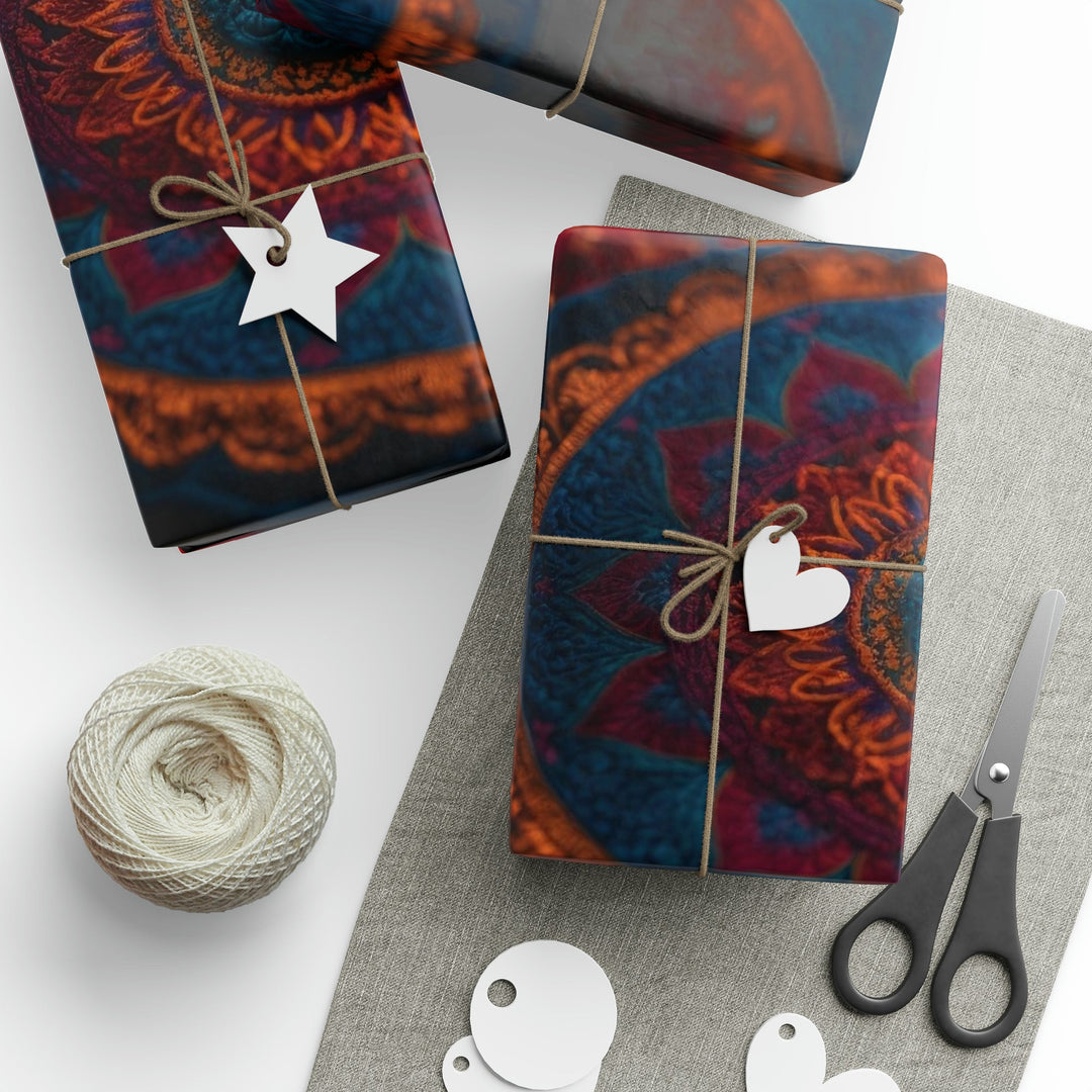 Mystical Intricate Mandala - Wrapping Paper - Home Decor - g(0D·IO) - 30'' x 72'' - Matte -