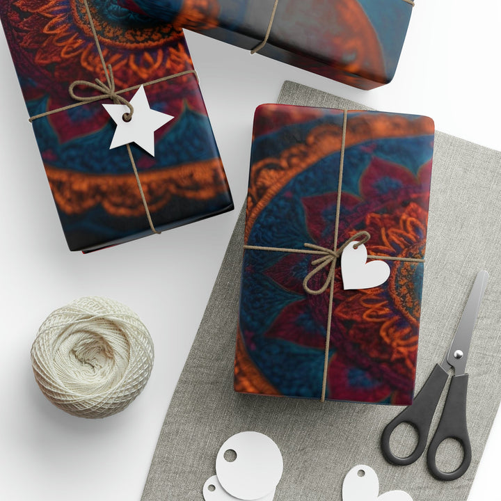 Mystical Intricate Mandala - Wrapping Paper - Home Decor - g(0D·IO) - 30'' x 72'' - Matte -