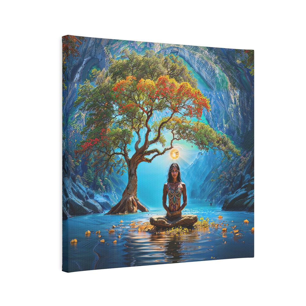 Mystical Nature Meditation - Canvas Photo Tile - Canvas - g(0D·IO) - 8" x 8" (Square) - 0.5" -