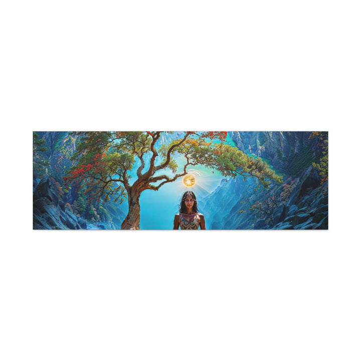 Mystical Nature Meditation - Matte Canvas Print 1.25" - Canvas - g(0D·IO) - 60" x 20" (Horizontal) - 1.25" -