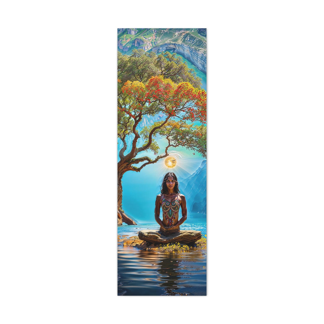 Mystical Nature Meditation - Matte Canvas Print 1.25" - Canvas - g(0D·IO) - 16" x 48" (Vertical) - 1.25" -