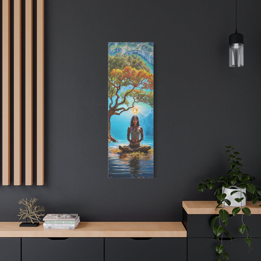 Mystical Nature Meditation - Matte Canvas Print 1.25" - Canvas - g(0D·IO) - 36" x 36" - 1.25" -