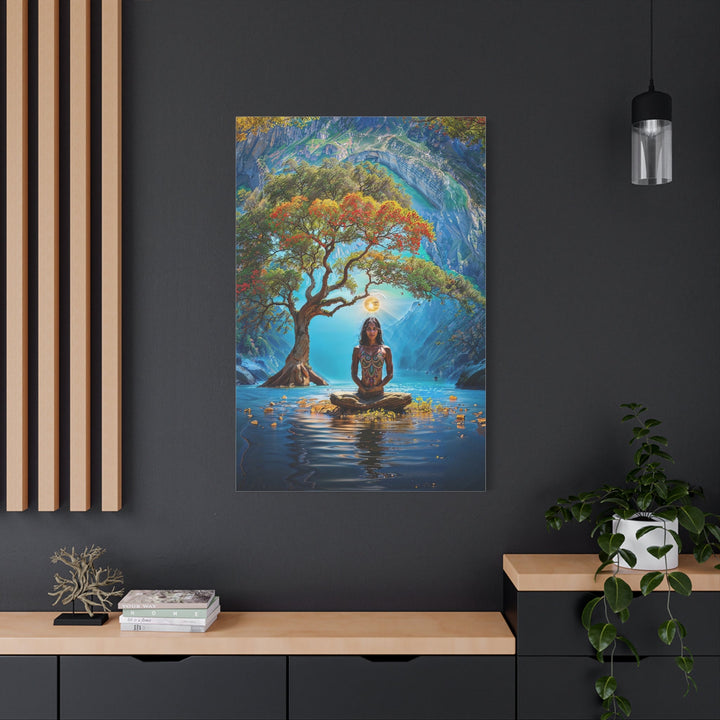 Mystical Nature Meditation - Matte Canvas Print 1.25" - Canvas - g(0D·IO) - 36" x 36" - 1.25" -