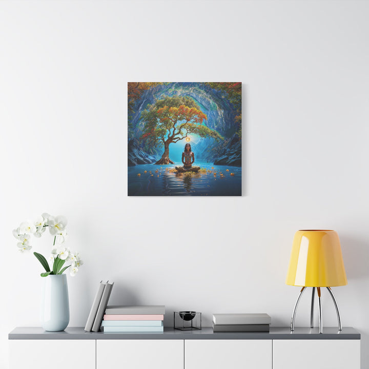 Mystical Nature Meditation - Matte Canvas Print 1.25" - Canvas - g(0D·IO) - 36" x 36" - 1.25" -