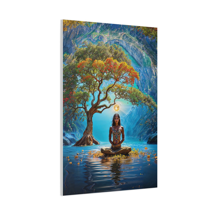 Mystical Nature Meditation - Matte Canvas Print 1.25" - Canvas - g(0D·IO) - 36" x 36" - 1.25" -