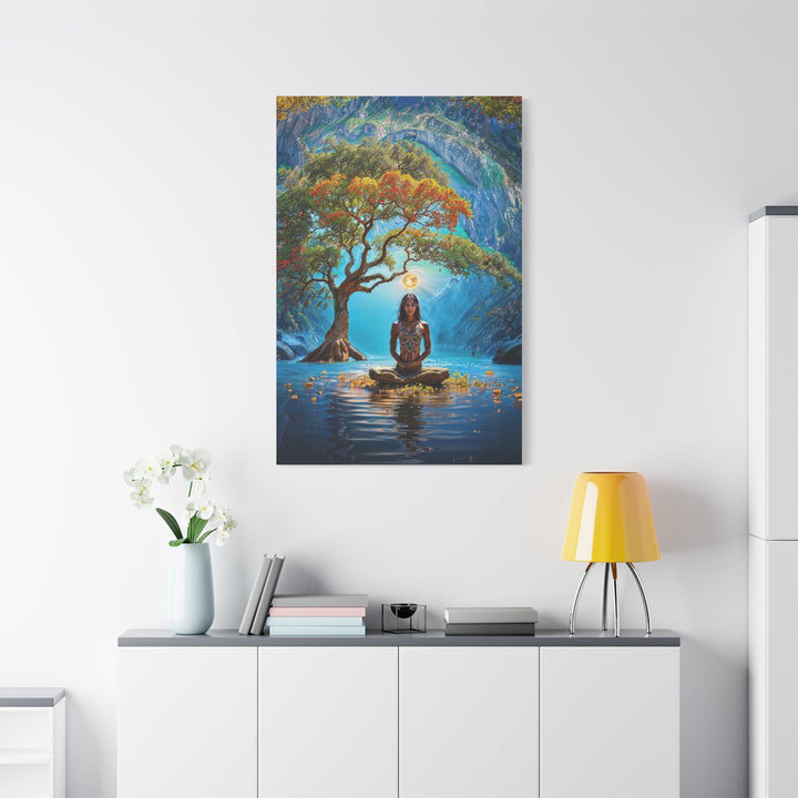 Mystical Nature Meditation - Matte Canvas Print 1.25" - Canvas - g(0D·IO) - 36" x 36" - 1.25" -