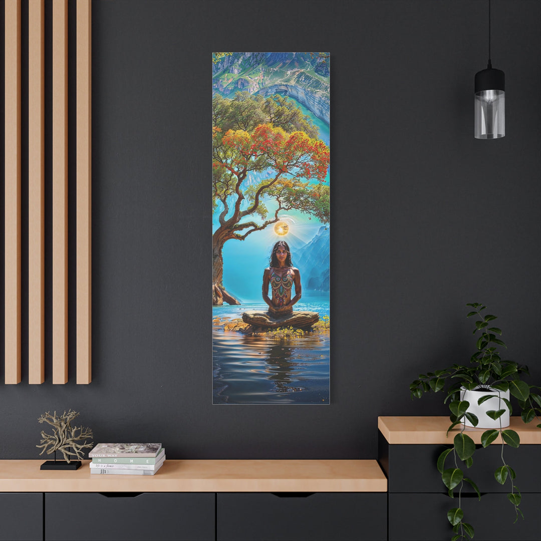 Mystical Nature Meditation - Matte Canvas Print 1.25" - Canvas - g(0D·IO) - 36" x 36" - 1.25" -