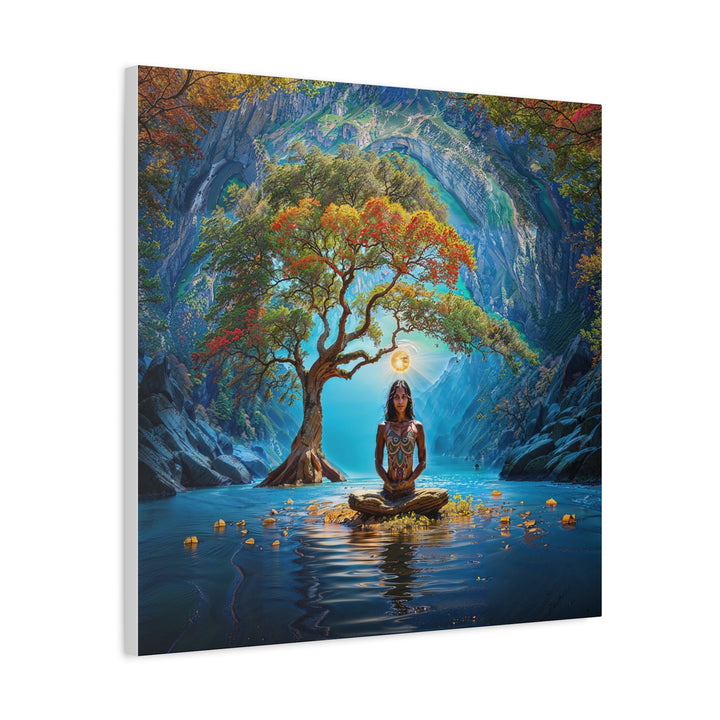 Mystical Nature Meditation - Matte Canvas Print 1.25" - Canvas - g(0D·IO) - 36" x 36" - 1.25" -