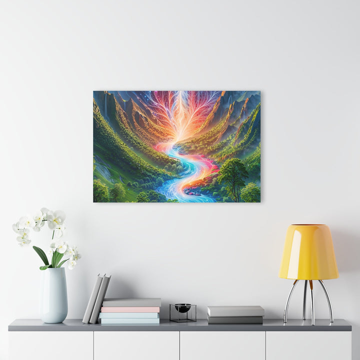 Mystical Radiant Valley - Acrylic Prints (French Cleat Hanging) - Home Decor - g(0D·IO) - 24" x 36" (Vertical) - 0.25'' -