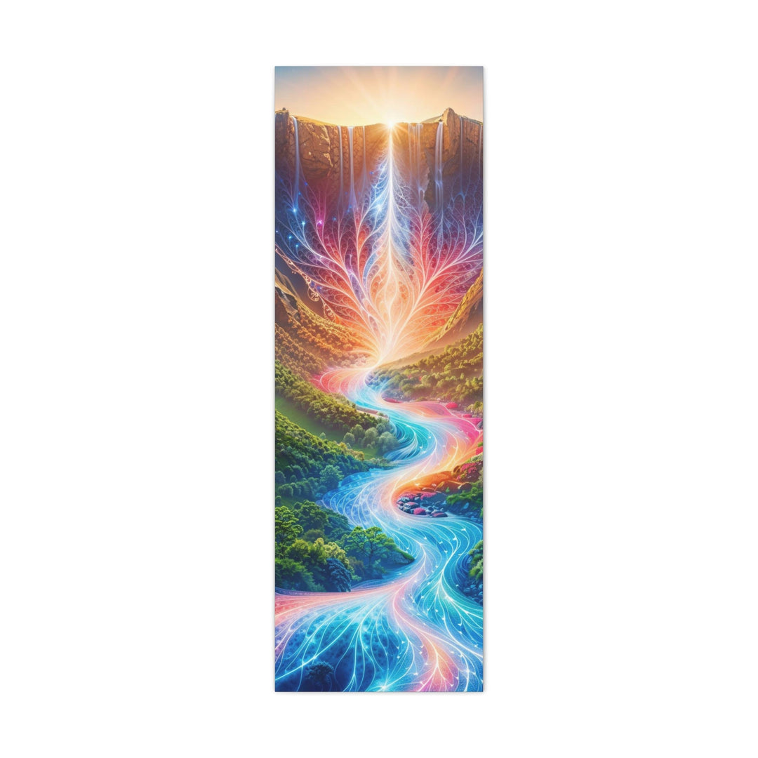 Mystical Radiant Valley - Matte Canvas Print 1.25" - Canvas - g(0D·IO) - 16" x 48" (Vertical) - 1.25" -
