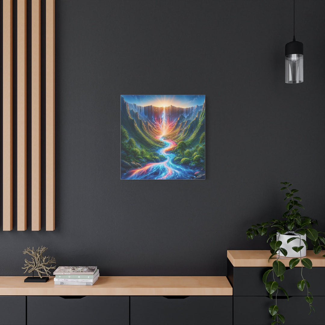 Mystical Radiant Valley - Matte Canvas Print 1.25" - Canvas - g(0D·IO) - 36" x 36" - 1.25" -