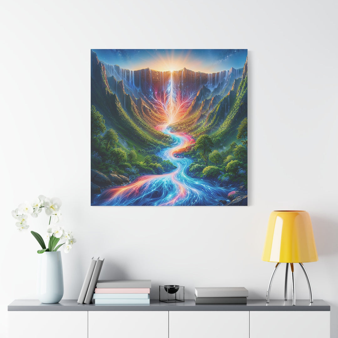 Mystical Radiant Valley - Matte Canvas Print 1.25" - Canvas - g(0D·IO) - 36" x 36" - 1.25" -