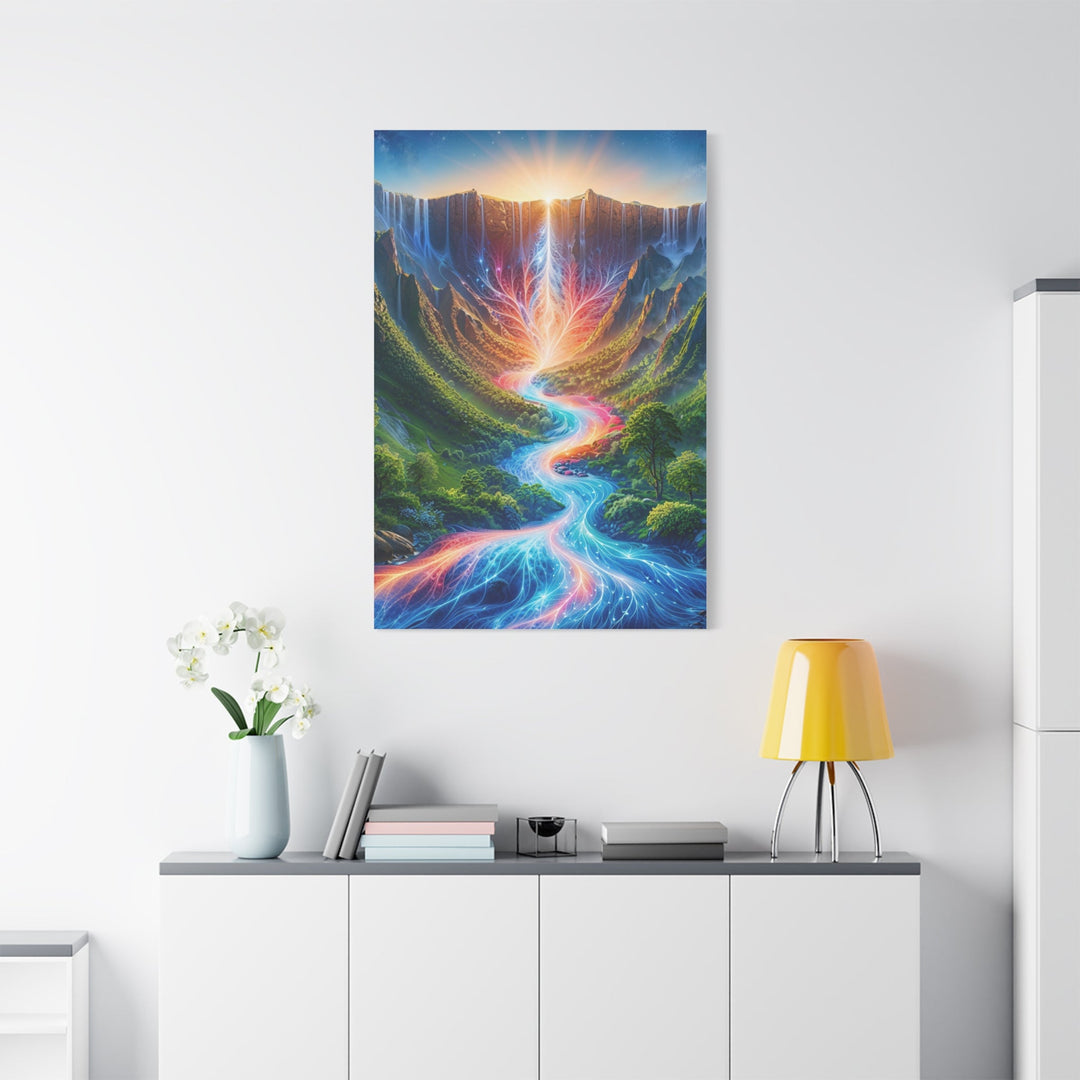 Mystical Radiant Valley - Matte Canvas Print 1.25" - Canvas - g(0D·IO) - 36" x 36" - 1.25" -