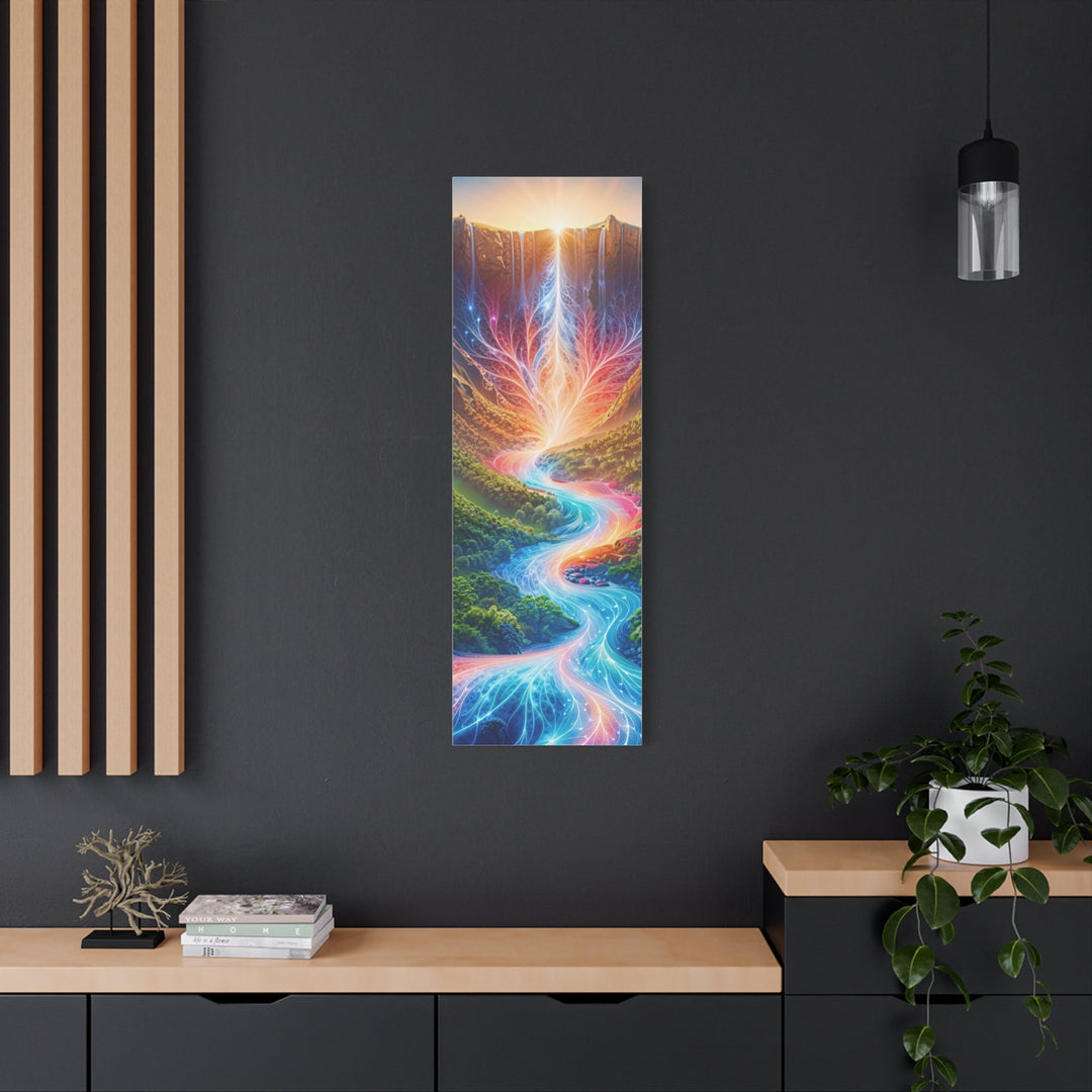 Mystical Radiant Valley - Matte Canvas Print 1.25" - Canvas - g(0D·IO) - 36" x 36" - 1.25" -