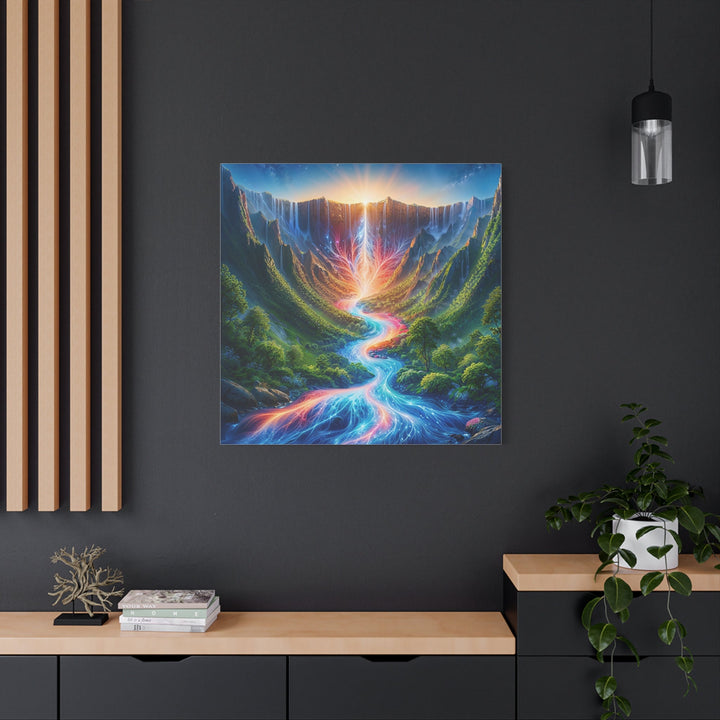 Mystical Radiant Valley - Matte Canvas Print 1.25" - Canvas - g(0D·IO) - 36" x 36" - 1.25" -