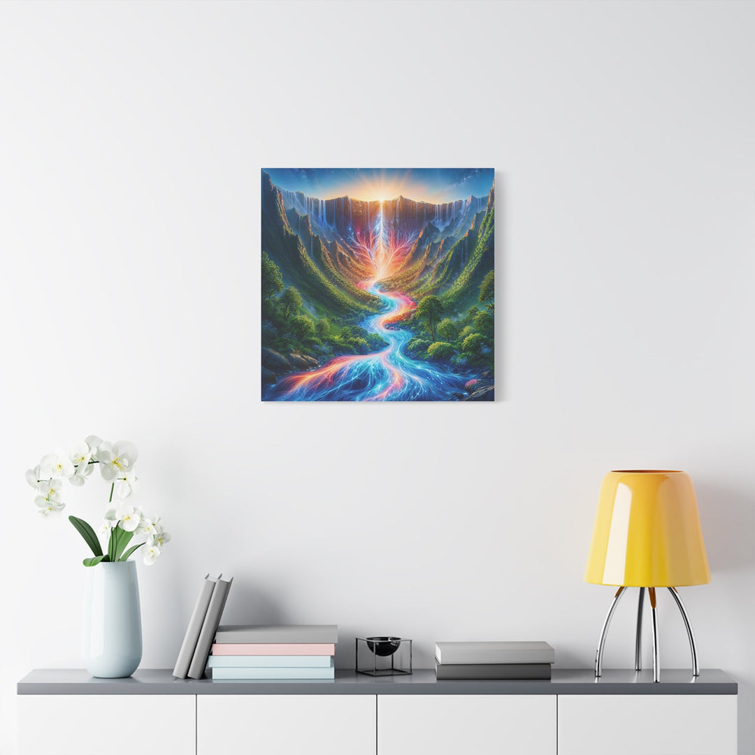 Mystical Radiant Valley - Matte Canvas Print 1.25" - Canvas - g(0D·IO) - 36" x 36" - 1.25" -