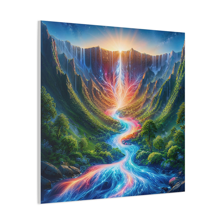 Mystical Radiant Valley - Matte Canvas Print 1.25" - Canvas - g(0D·IO) - 36" x 36" - 1.25" -