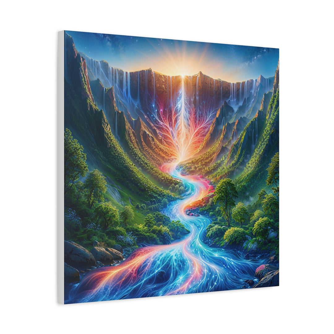 Mystical Radiant Valley - Matte Canvas Print 1.25" - Canvas - g(0D·IO) - 36" x 36" - 1.25" -