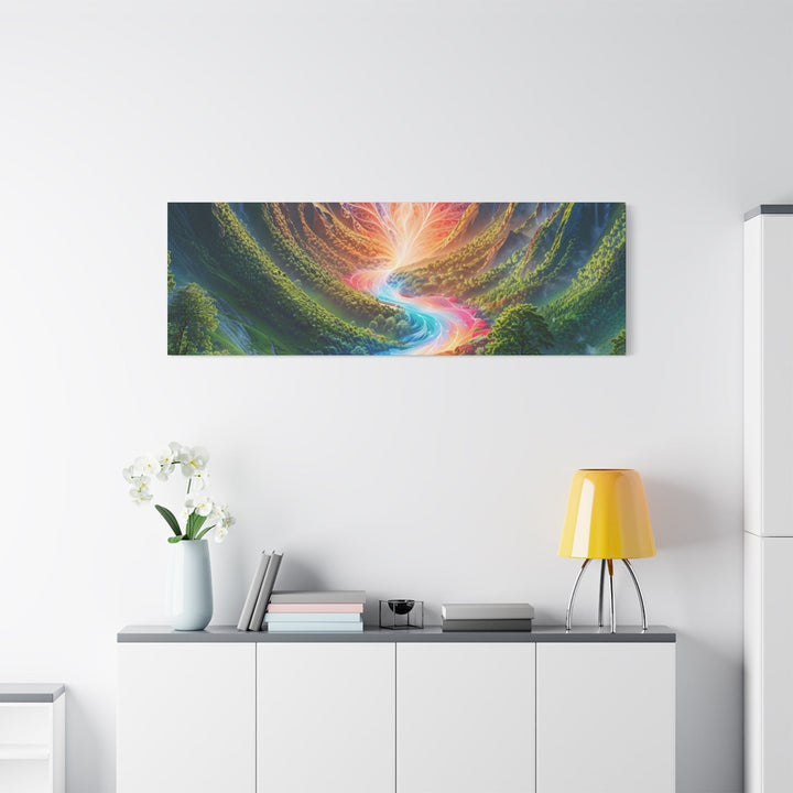 Mystical Radiant Valley - Matte Canvas Print 1.25" - Canvas - g(0D·IO) - 36" x 36" - 1.25" -