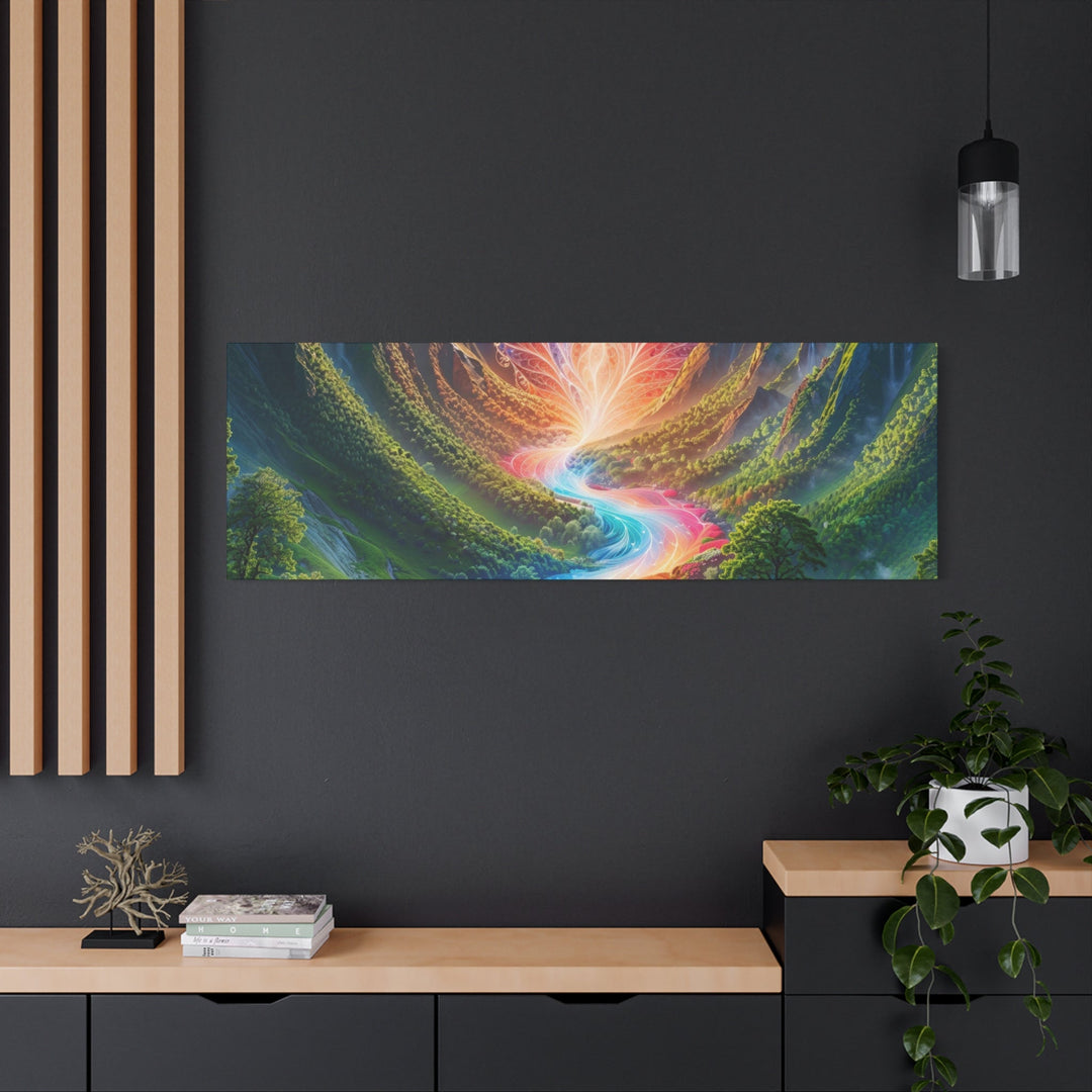 Mystical Radiant Valley - Matte Canvas Print 1.25" - Canvas - g(0D·IO) - 36" x 36" - 1.25" -