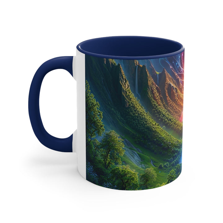 Mystical River Sunrise - Accent Coffee Mug - Mug - g(0D·IO) - Pink - 11oz -