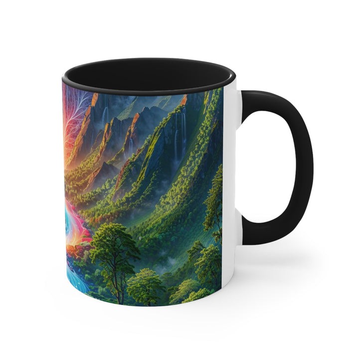 Mystical River Sunrise - Accent Coffee Mug - Mug - g(0D·IO) - Pink - 11oz -