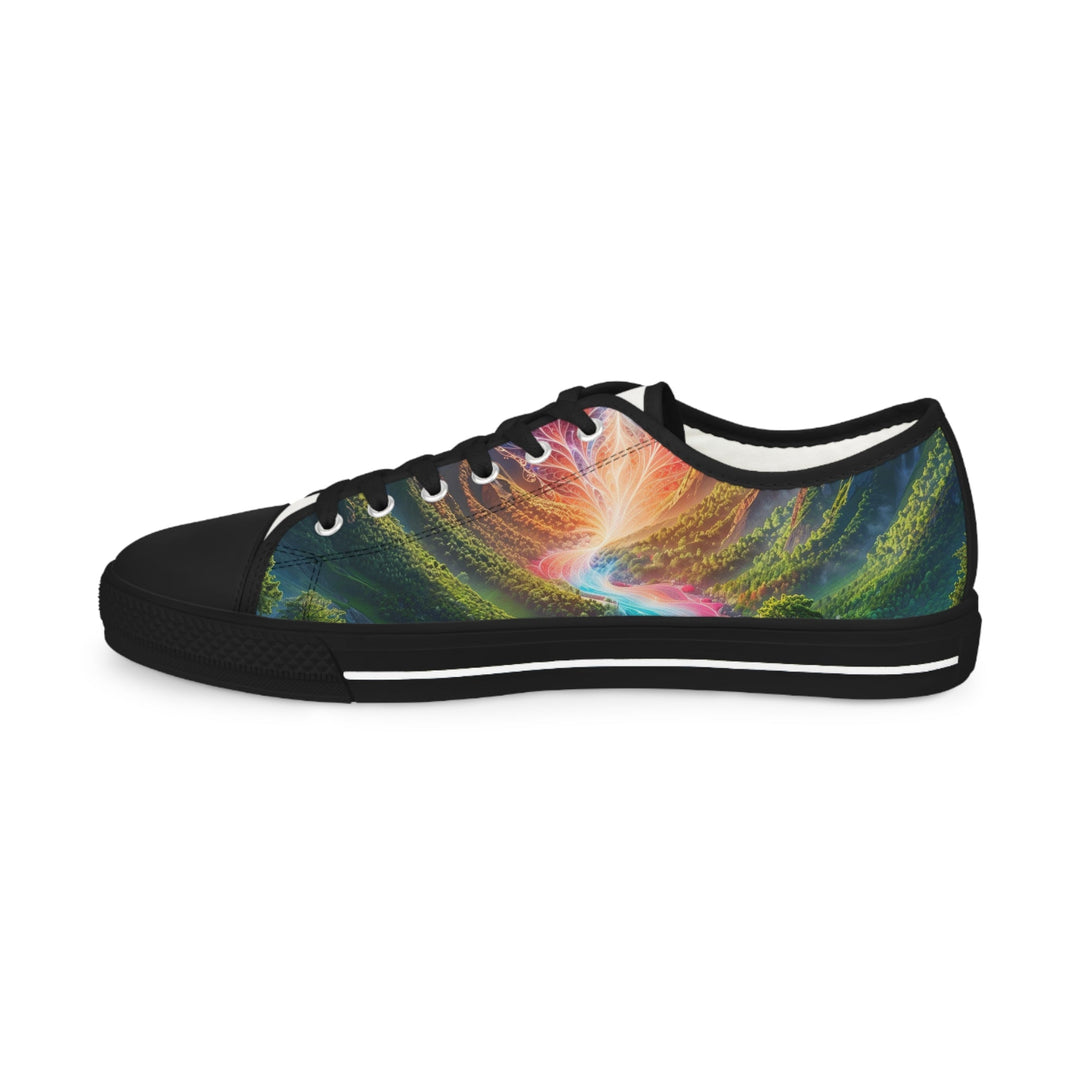 Mystical River Sunrise - Men's Lowtop Sneakers - Shoes - g(0D·IO) - US 5 - Black sole -