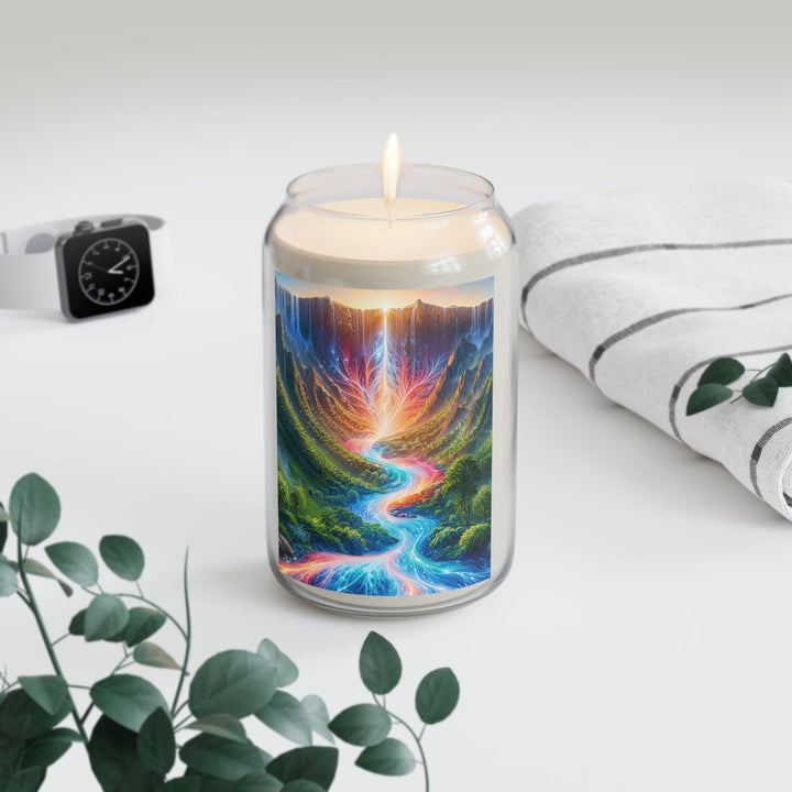 Mystical River Sunrise - Scented Candle - Home Decor - g(0D·IO) - Vanilla Bean - 13.75oz -