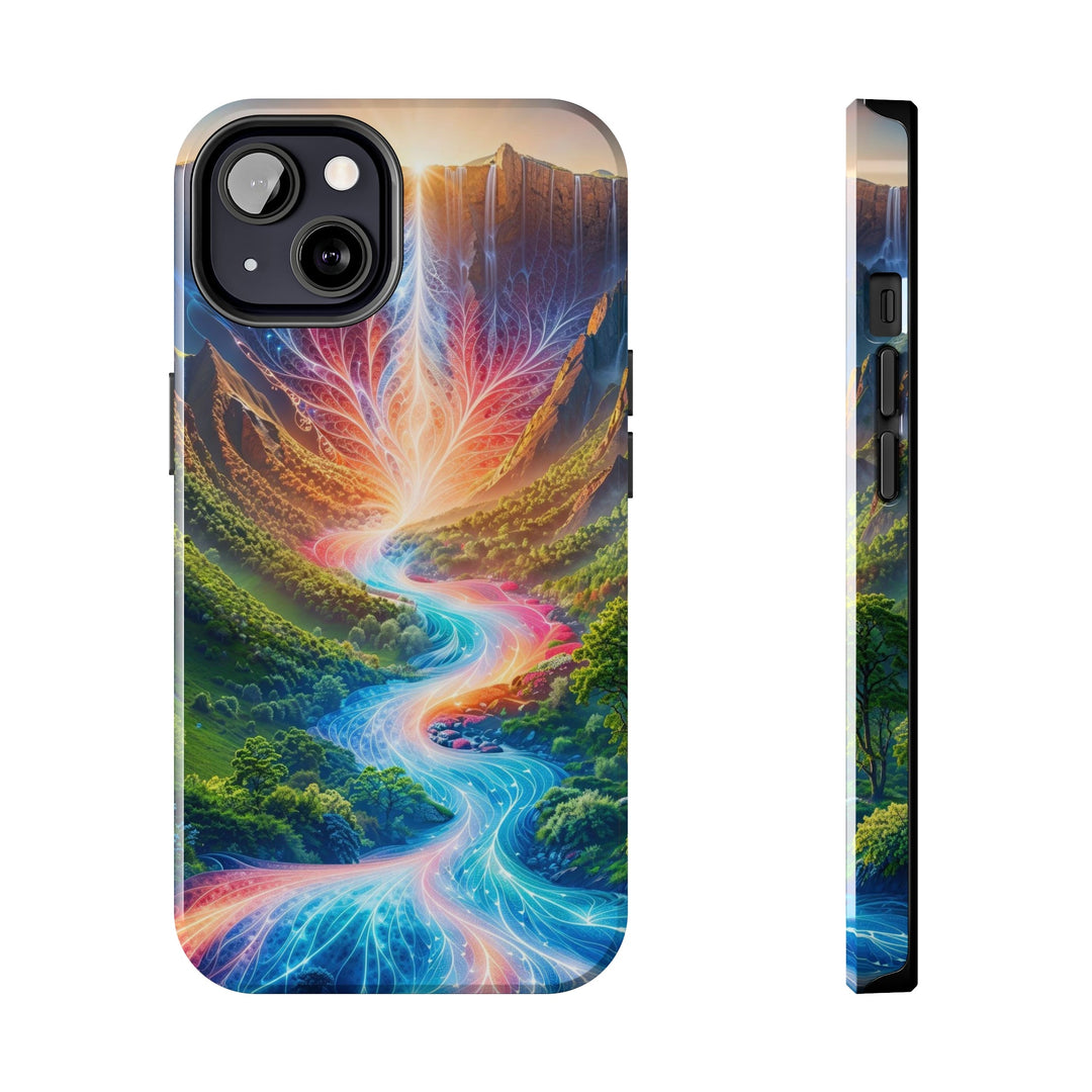 Mystical River Sunrise - Tough Phone Case - Phone Case - g(0D·IO) - iPhone 13 - -