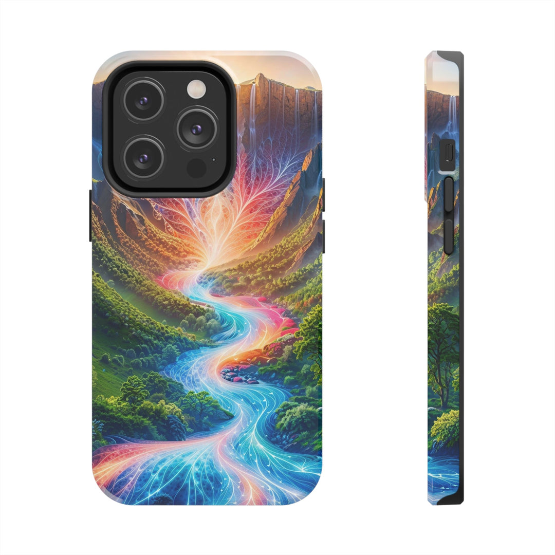 Mystical River Sunrise - Tough Phone Case - Phone Case - g(0D·IO) - iPhone 14 Pro - -