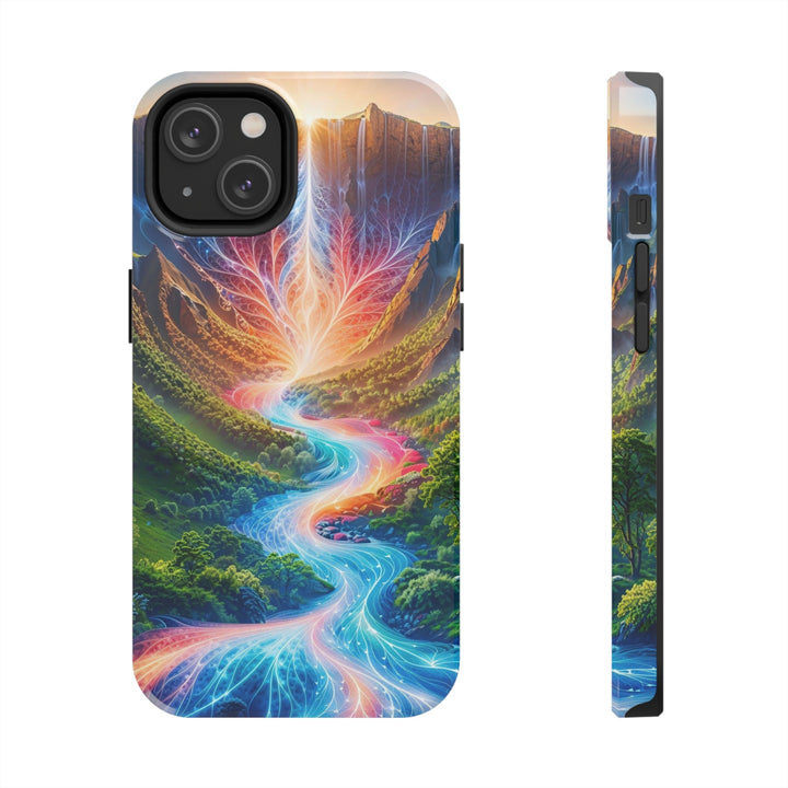 Mystical River Sunrise - Tough Phone Case - Phone Case - g(0D·IO) - iPhone 14 - -