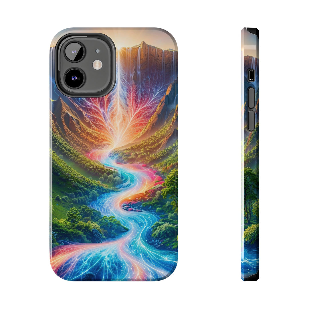 Mystical River Sunrise - Tough Phone Case - Phone Case - g(0D·IO) - iPhone 12 - -