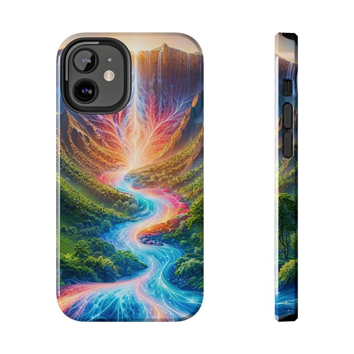 Mystical River Sunrise - Tough Phone Case - Phone Case - g(0D·IO) - iPhone 12 Mini - -