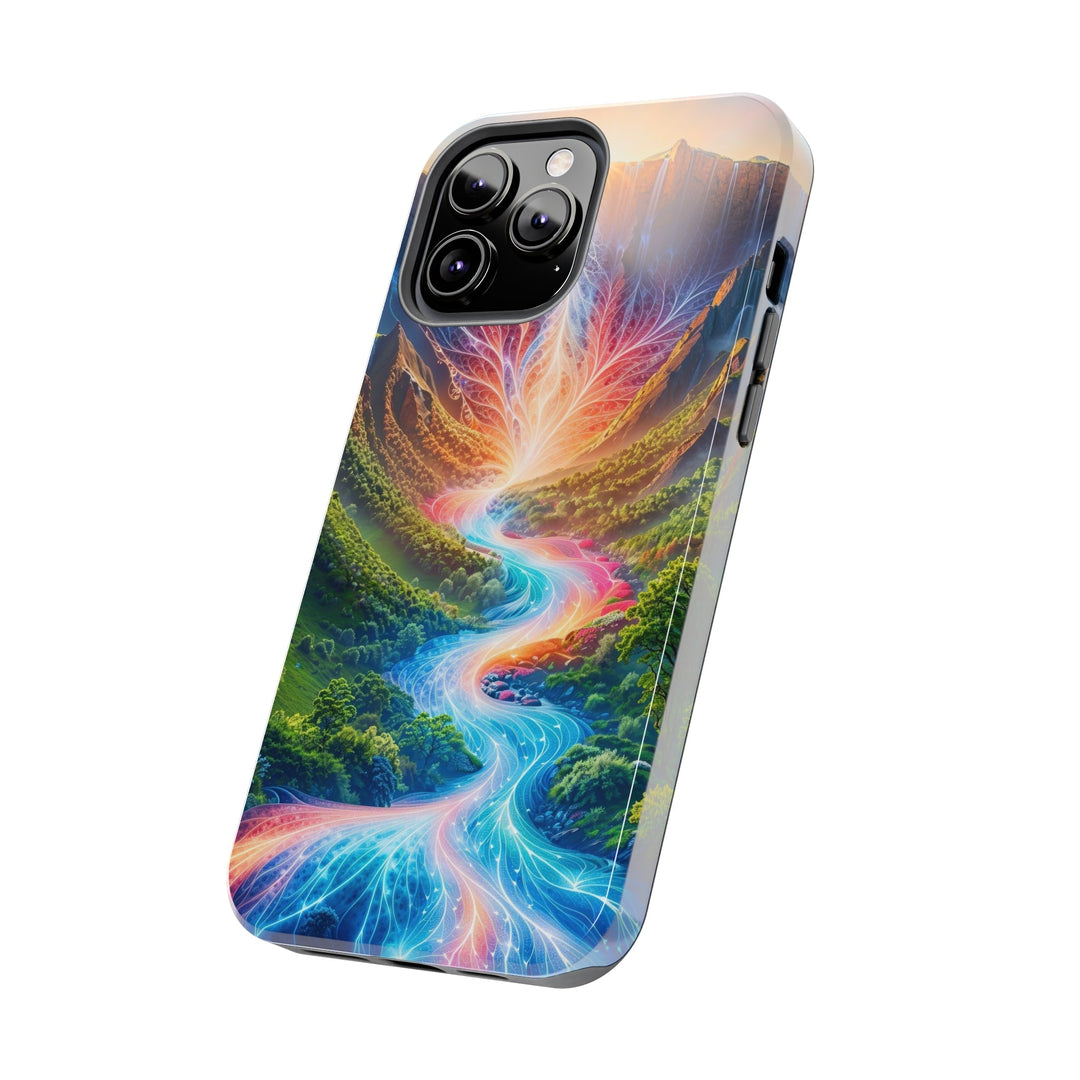 Mystical River Sunrise - Tough Phone Case - Phone Case - g(0D·IO) - iPhone 13 Mini - -