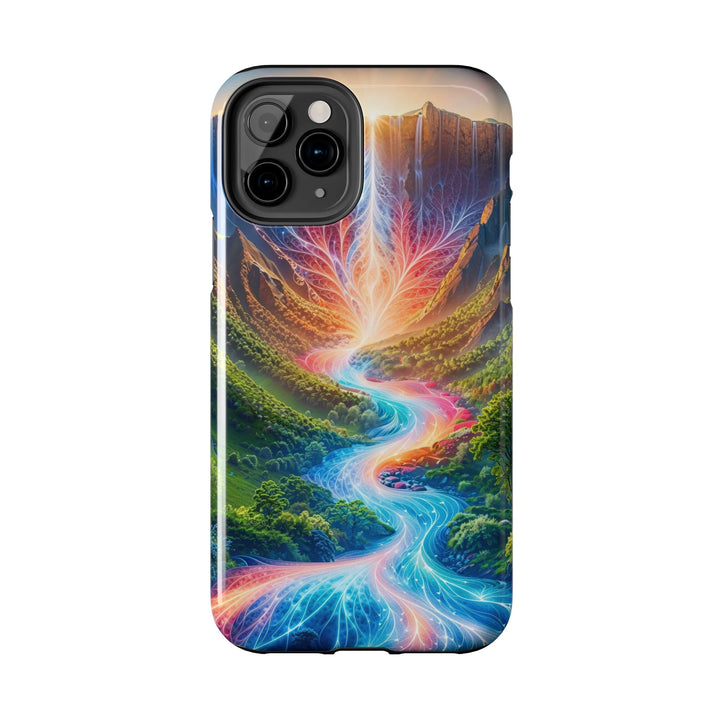 Mystical River Sunrise - Tough Phone Case - Phone Case - g(0D·IO) - iPhone 13 Mini - -