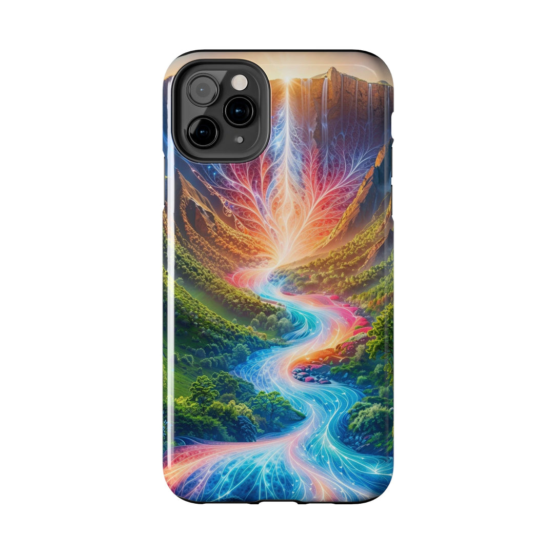 Mystical River Sunrise - Tough Phone Case - Phone Case - g(0D·IO) - iPhone 13 Mini - -