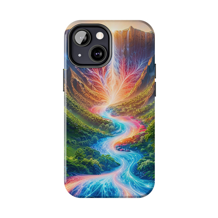 Mystical River Sunrise - Tough Phone Case - Phone Case - g(0D·IO) - iPhone 13 Mini - -