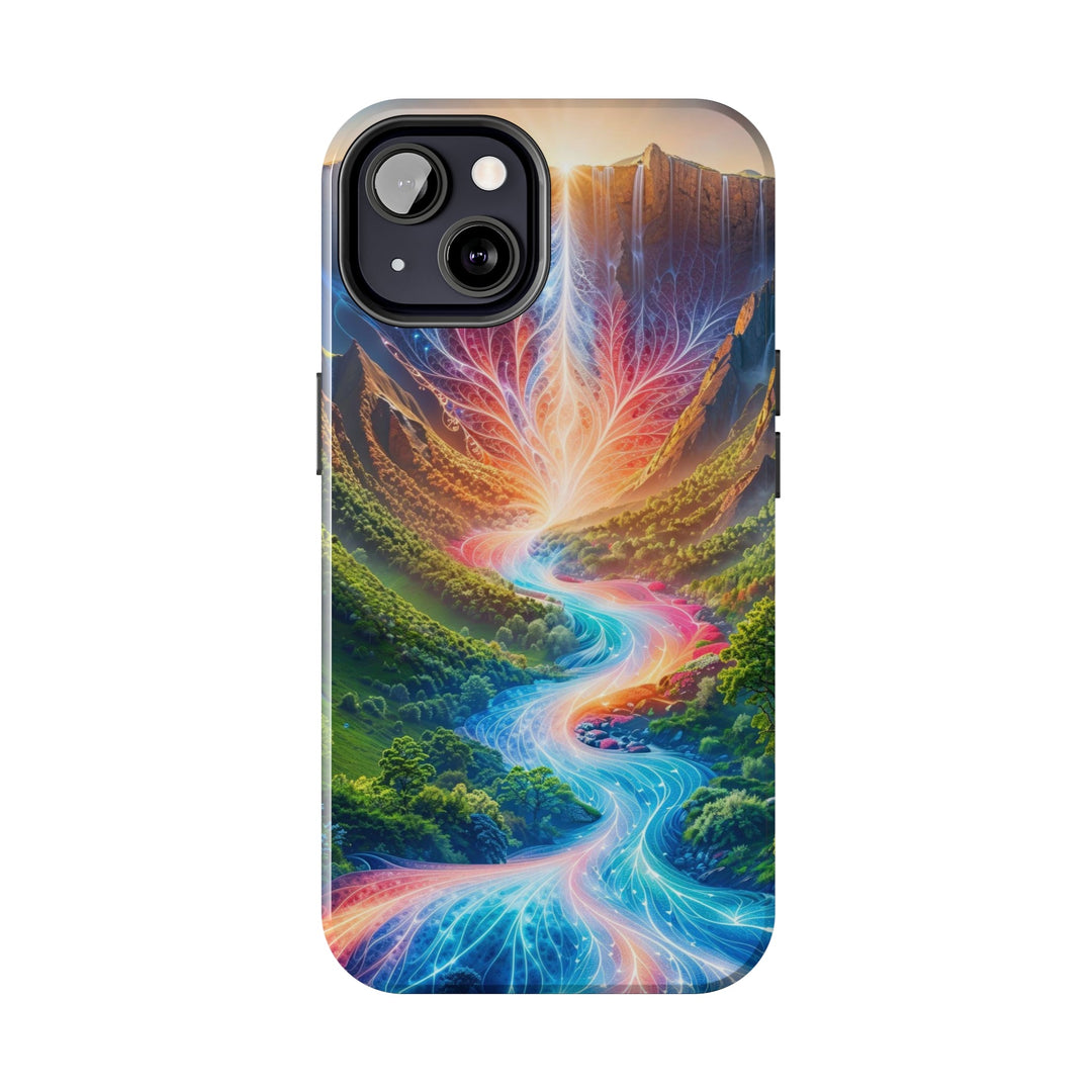 Mystical River Sunrise - Tough Phone Case - Phone Case - g(0D·IO) - iPhone 13 Mini - -