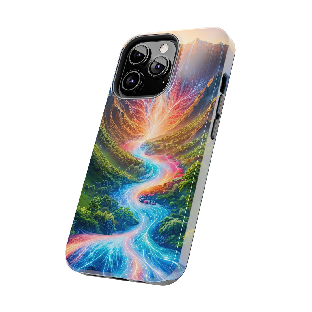 Mystical River Sunrise - Tough Phone Case - Phone Case - g(0D·IO) - iPhone 13 Mini - -